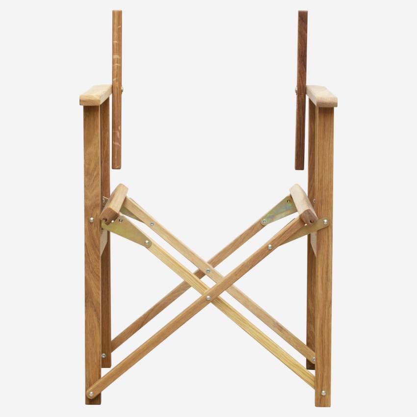 Estrutura de cadeira dobrável de carvalho