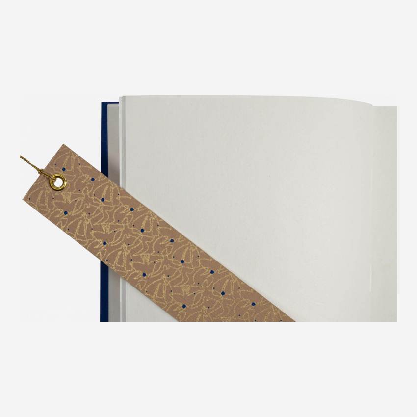 Heft mit Lesezeichen - 48 Seiten - Grünes Motiv by Floriane Jacques