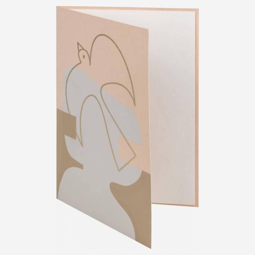 4er-Set Karten mit Umschlägen - Motiv by Floriane Jacques