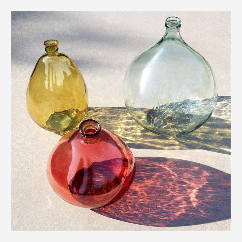 Jarro de vidro reciclado - 40x56cm - Transparente