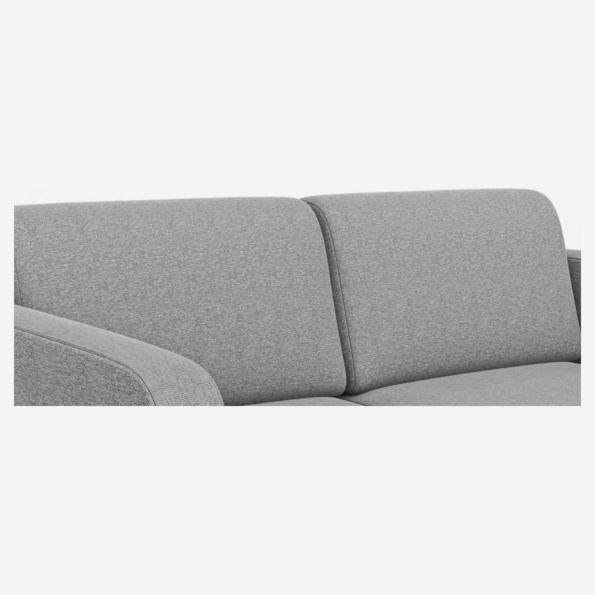 2-Sitzer-Schlafsofa mit schmalen Armlehnen aus Stoff - Grau