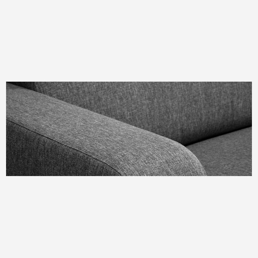 Sofá-cama de tecido 2 lugares - Cinza 