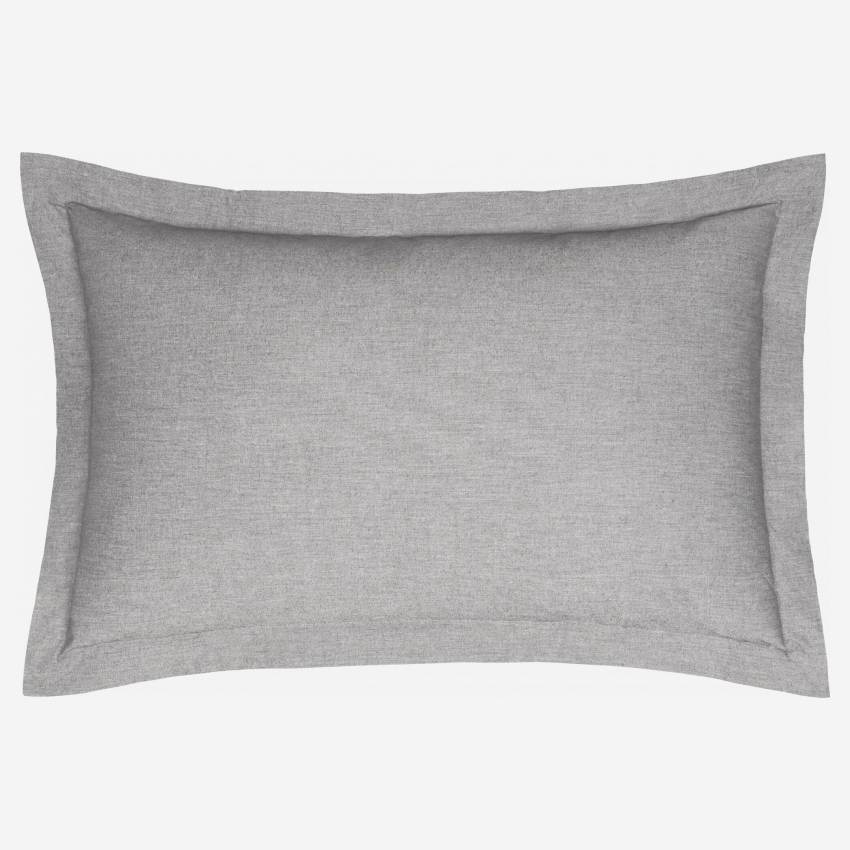 Funda de almohada 50x80cm gris