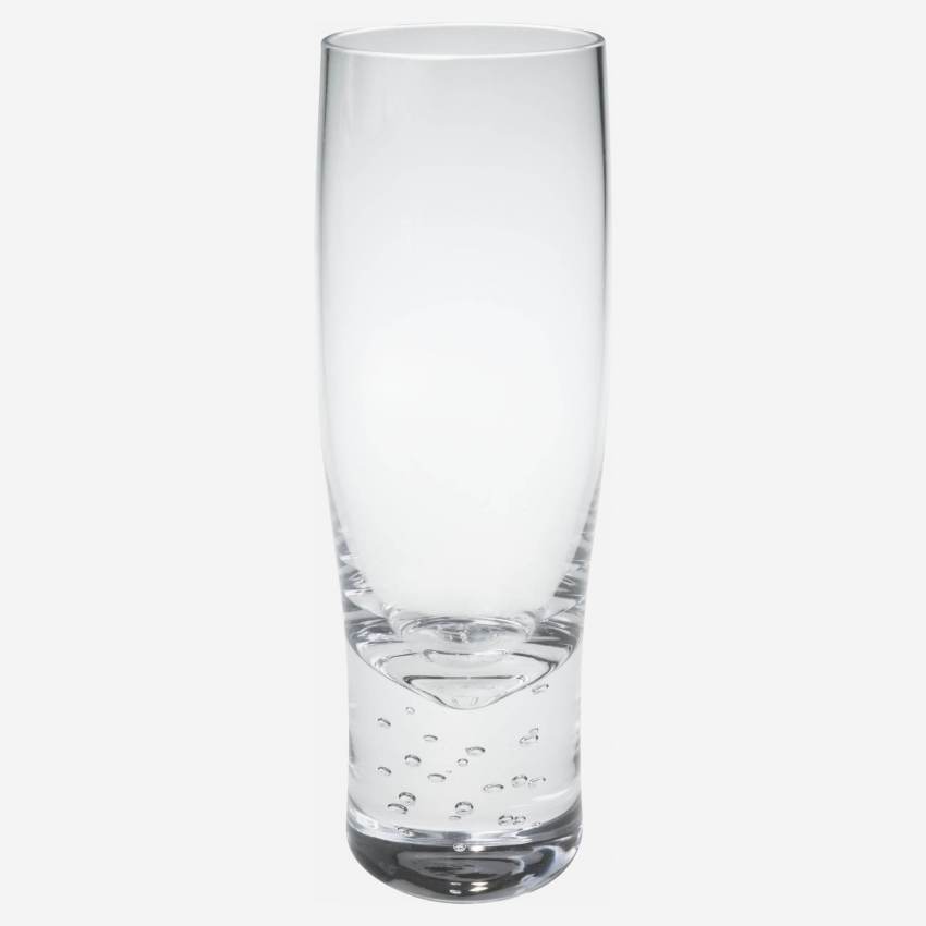 Lot de 4 gobelets en verre bullé – 210 ml