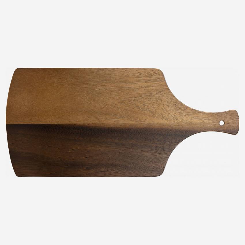 Tábua de cortar em madeira de acácia - 39,5 cm - Natural