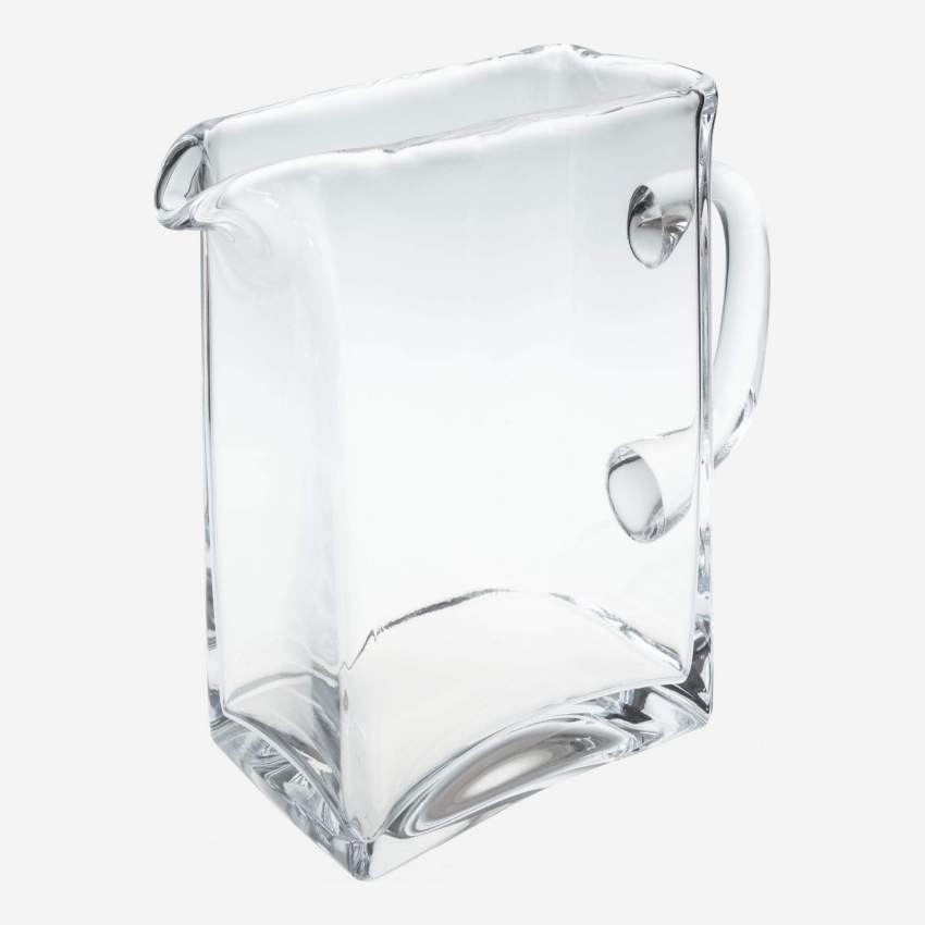 Kan van glas - 1,25 L - Transparant