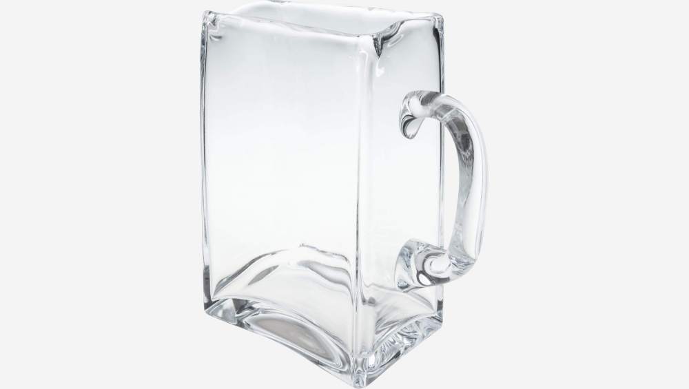 Kan van glas - 1,25 L - Transparant