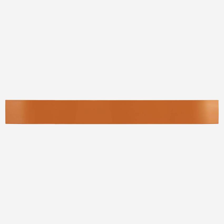 Vassoio rettangolare in legno laccato - 50 x 35 cm - Arancione