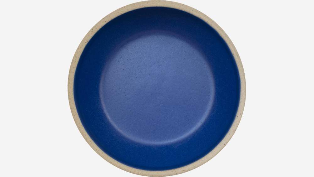 Ciotola in arenaria - 11,5 cm - Blu