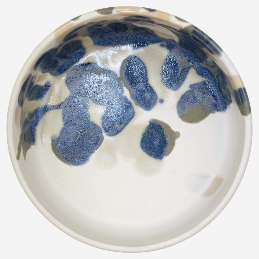 Ciotola in arenaria - 13,5 cm - Blu