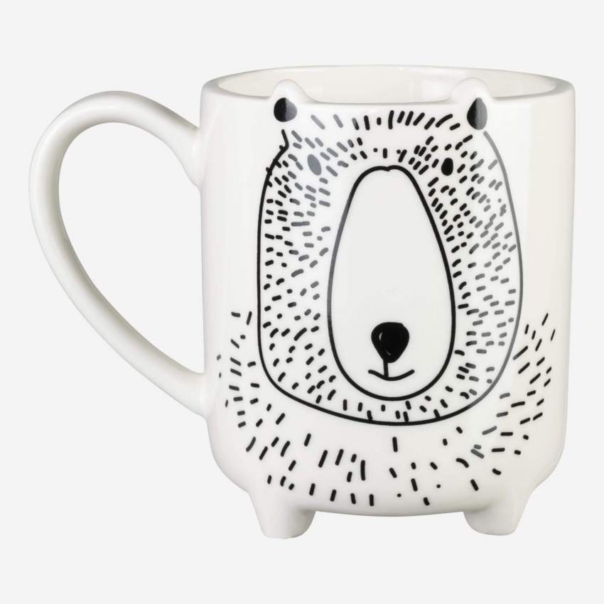 Mug en porcelaine - Motif ours