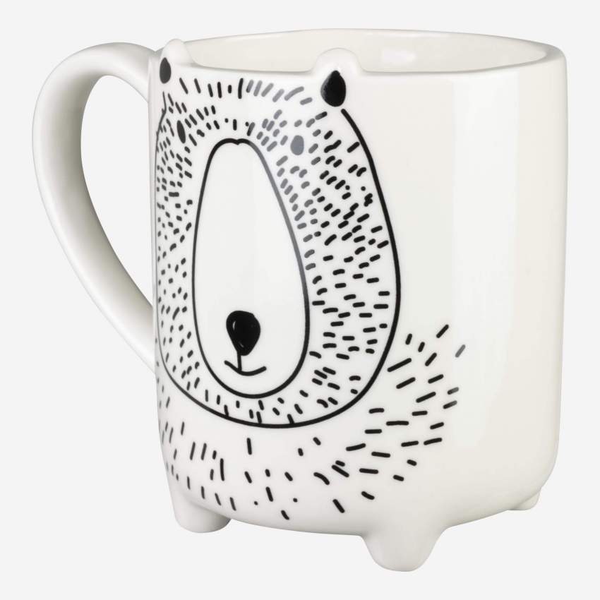 Mug en porcelaine - Motif ours