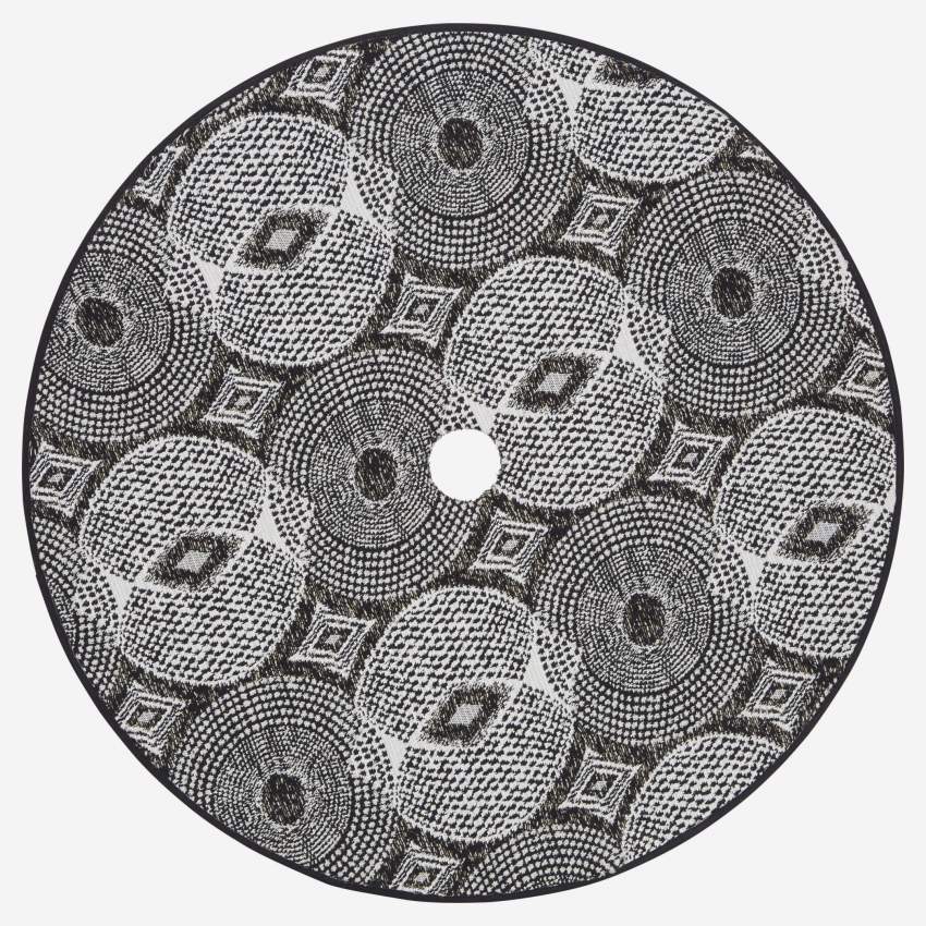 Abat-jour disque en coton - 50 cm - Motif Tasmanie