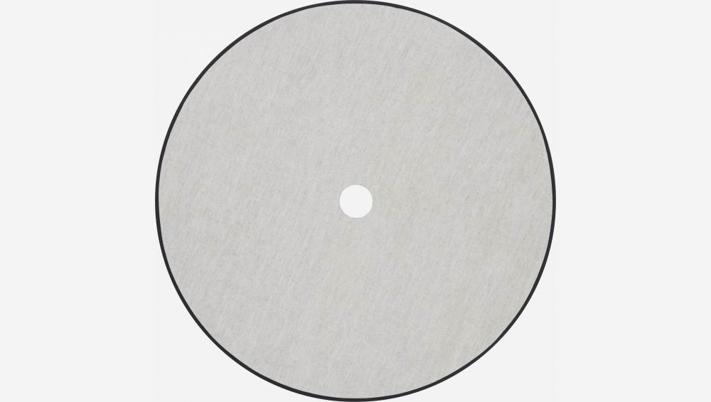 Pantalla disco de algodón - 50 cm - Natural