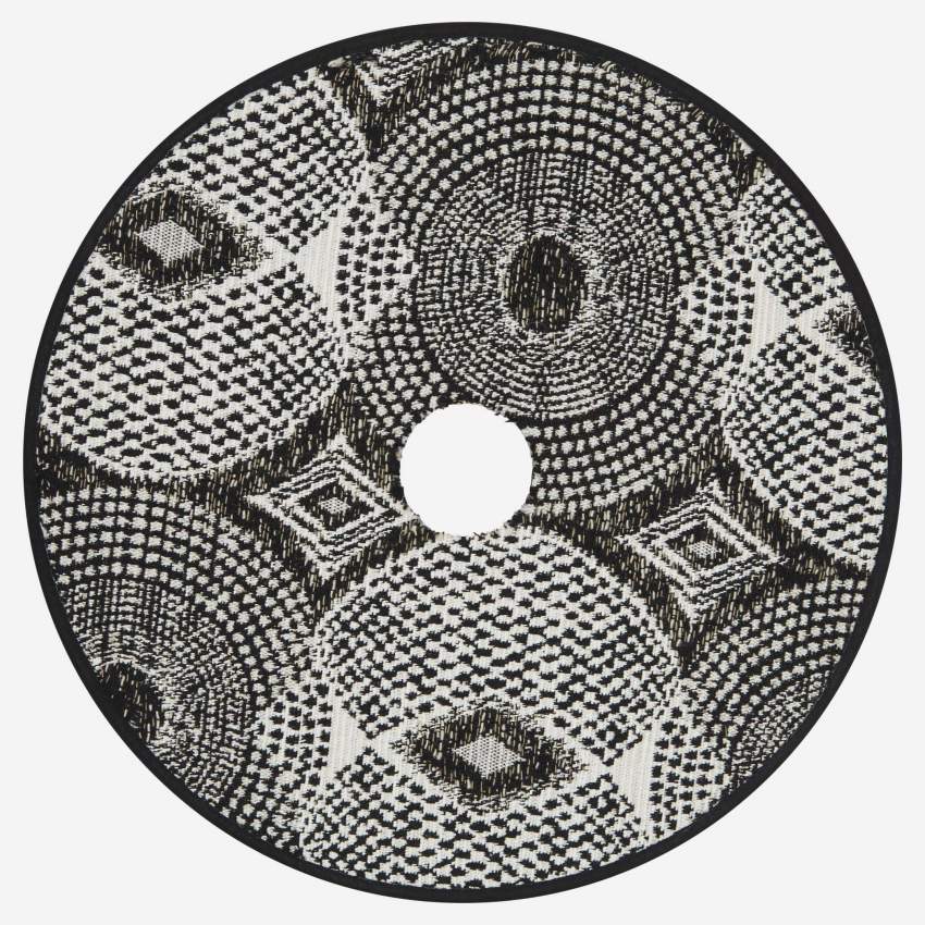 Abat-jour disque en coton - 27 cm - Motif Tasmanie