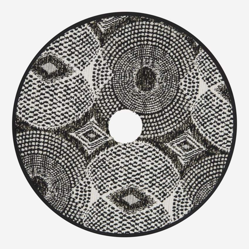 Pantalla disco de algodón - 27 cm - Estampado Tasmanie
