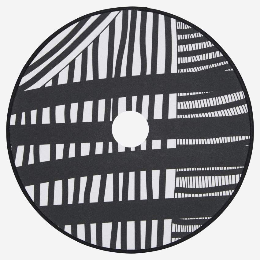 Pantalla disco de algodón - 27 cm - Estampado Tanita by Floriane Jacques
