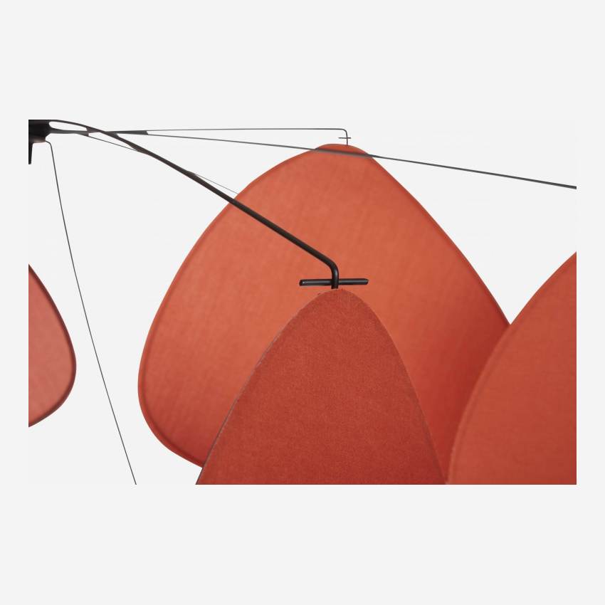 Suspension mobile en coton - 110 cm - Terracotta
