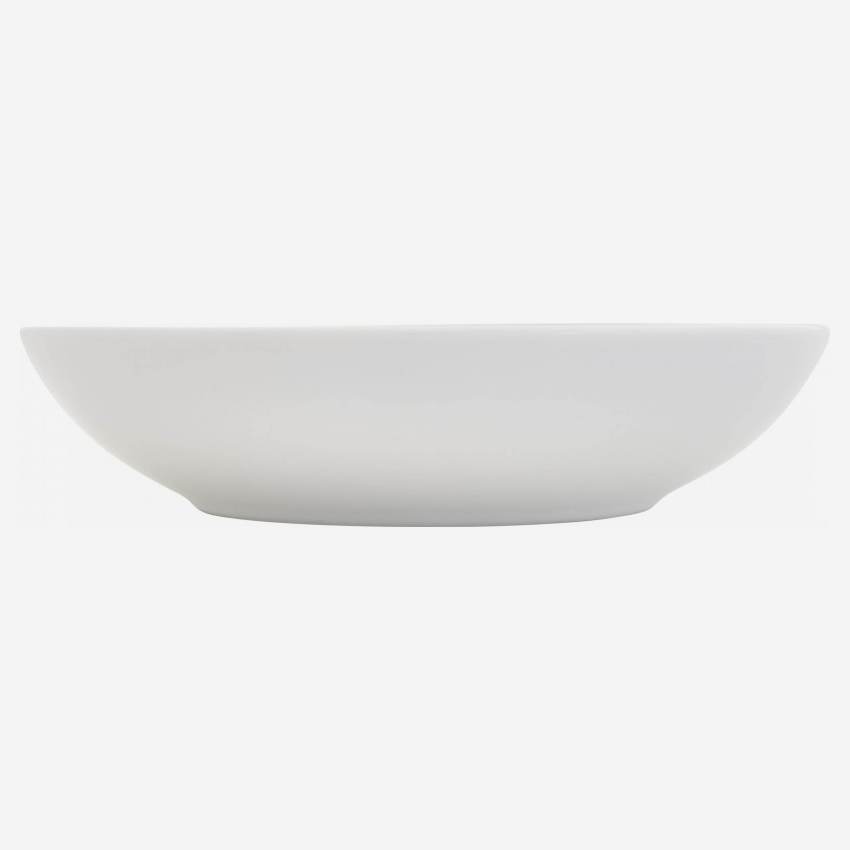 Prato de massa em porcelana - 20 cm - Branco - Design by Queensberry & Hunt