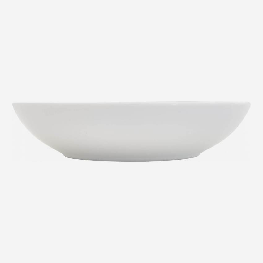 Prato de massa em porcelana - 20 cm - Branco - Design by Queensberry & Hunt