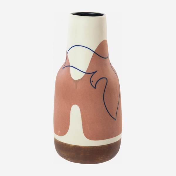 Vaas van aardewerk - 25 cm - Design by Floriane Jacques