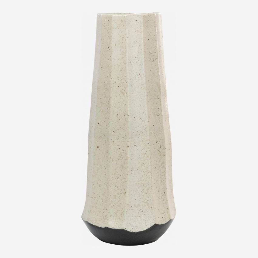Vaso in arenaria - 34 cm - Beige