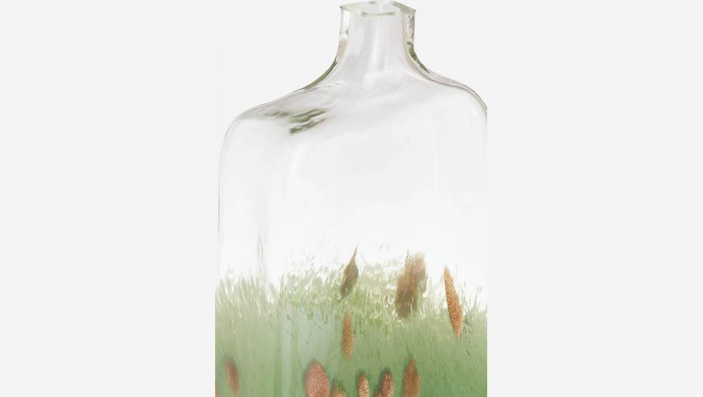 Vase en verre - 31 cm - Vert céladon