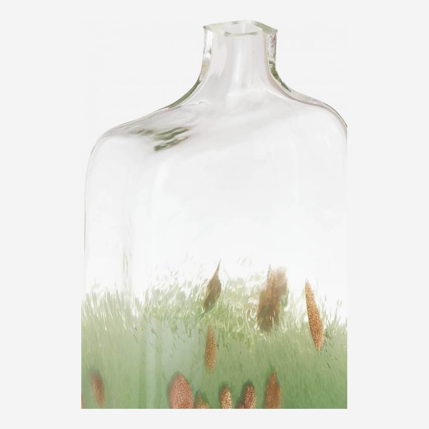 Vaso in vetro - 31 cm - Verde celadon