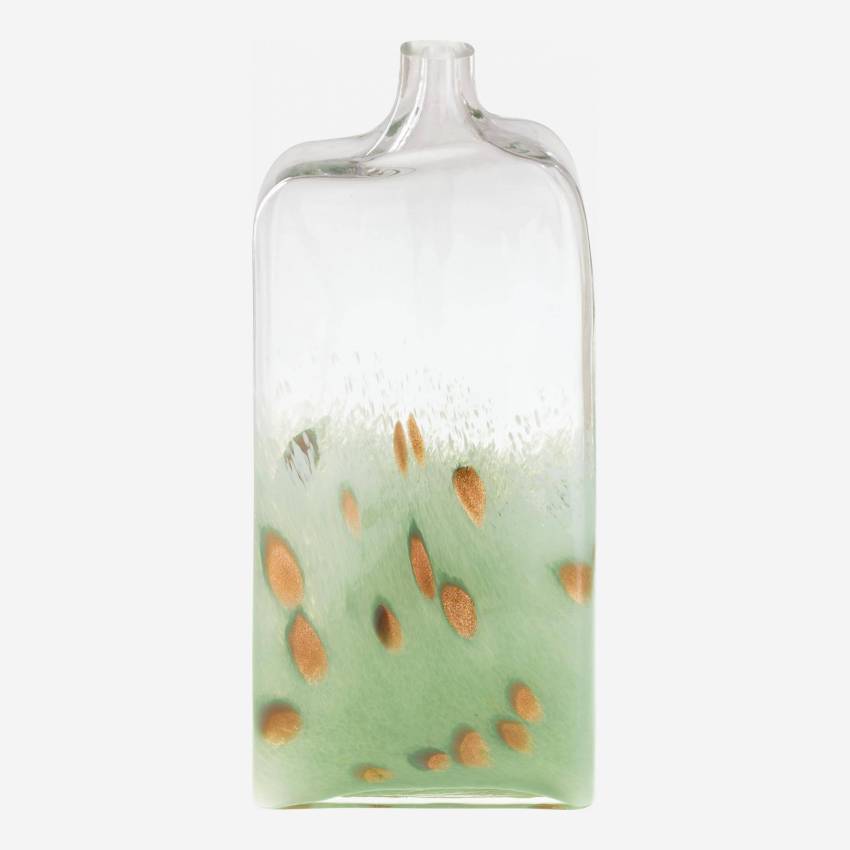 Vase en verre - 37 cm - Vert céladon