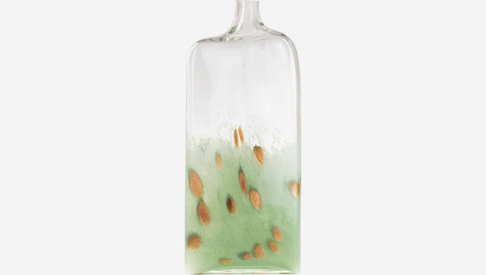 Jarrón de vidrio - 37 cm - Verde celadón