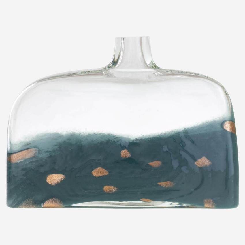 Vaso in vetro - 24 x 18 cm - Verde scuro