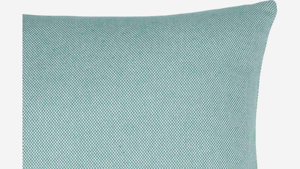 Almofada de algodão - 45 x 45 cm - Verde