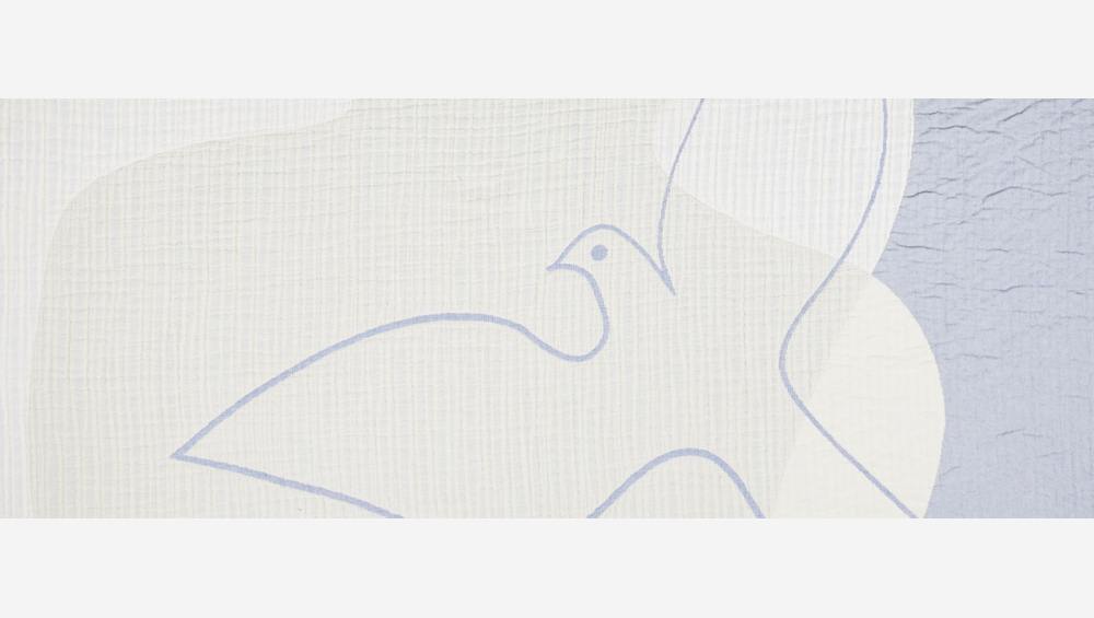 Plaid de gasa de algodón - 130 x 170 cm - Design by Floriane Jacques