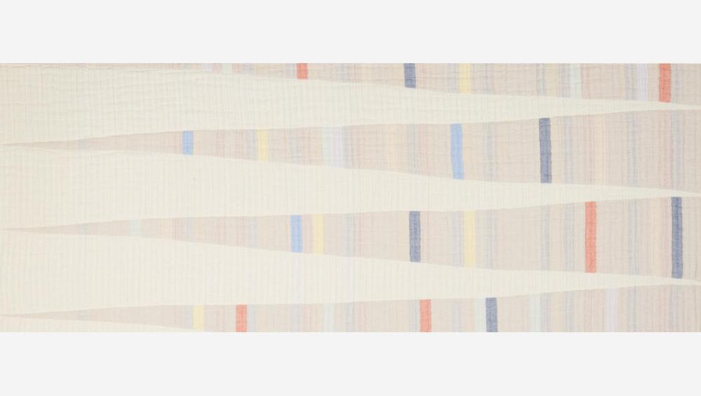 Plaid en gaze de coton - 130 x 170 cm - Design by Floriane Jacques