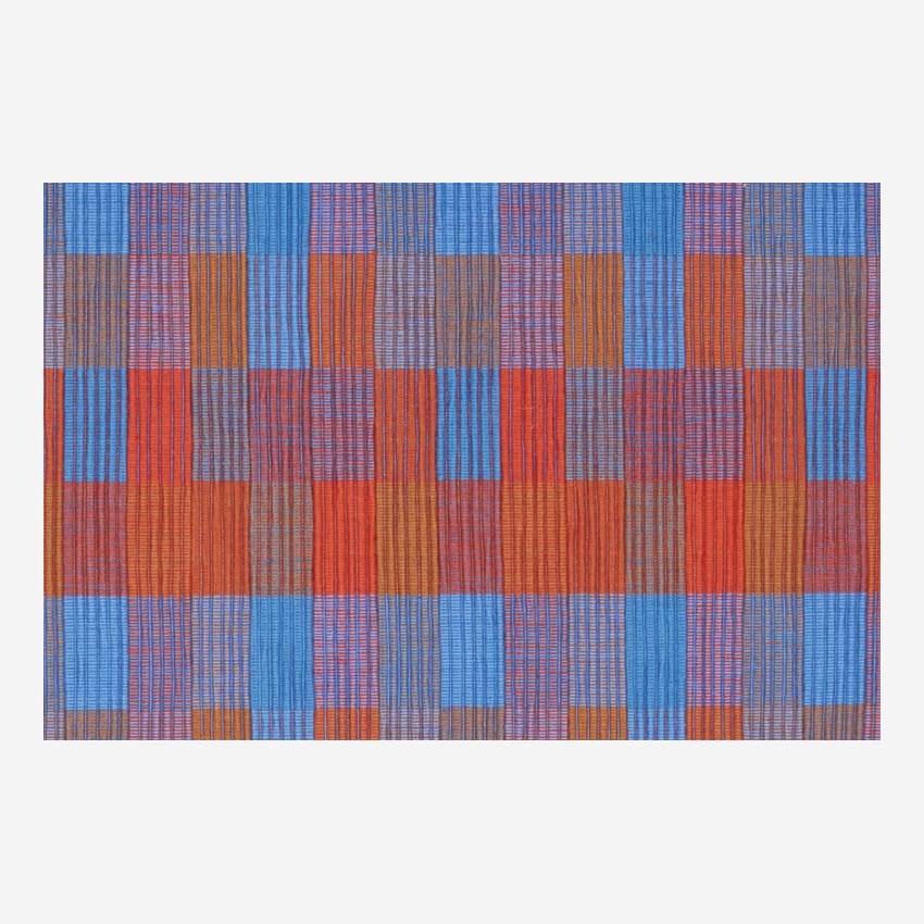 Set 2 individuales de algodón - 35 x 50 cm - Rojo