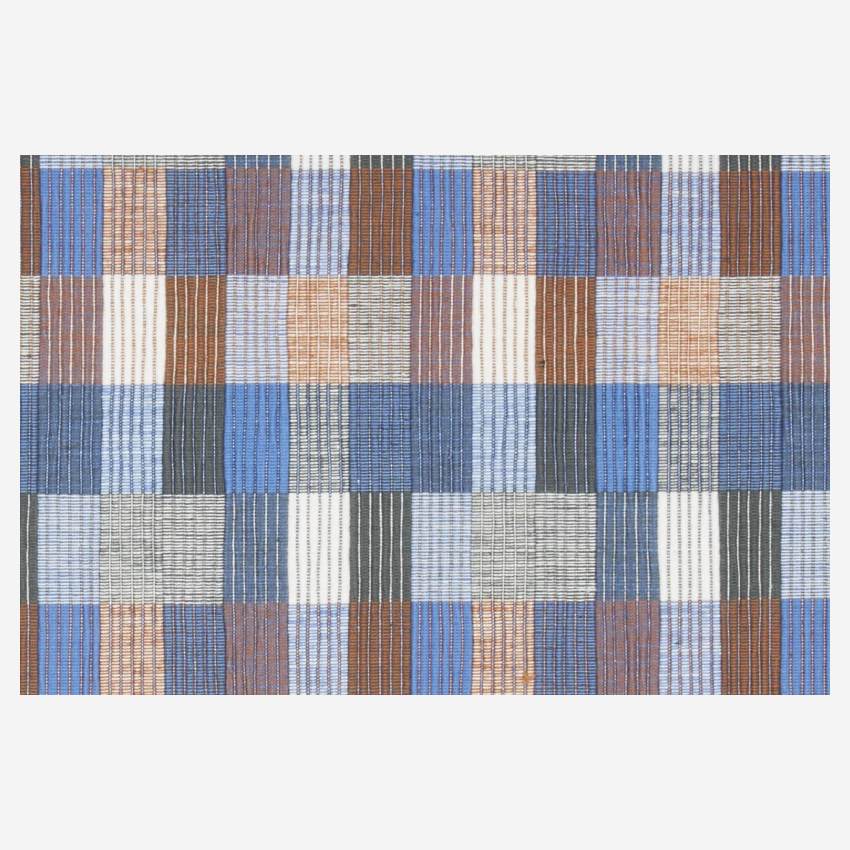 2er-Set Tischsets aus Baumwolle - 35 x 50 cm - Blau