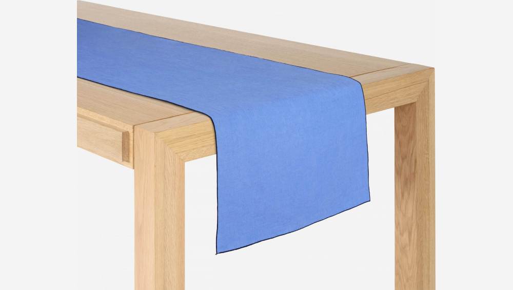 Tischläufer aus Leinen - 40 x 150 cm - Electric Blue