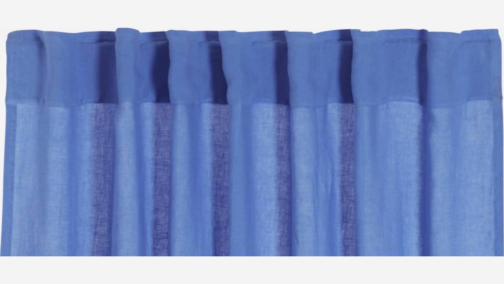 2er-Set Vorhänge aus Leinen - 140 x 260 cm - Electric Blue