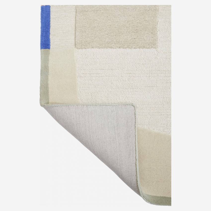 Teppich aus Wolle - 170 x 240 cm - Beige