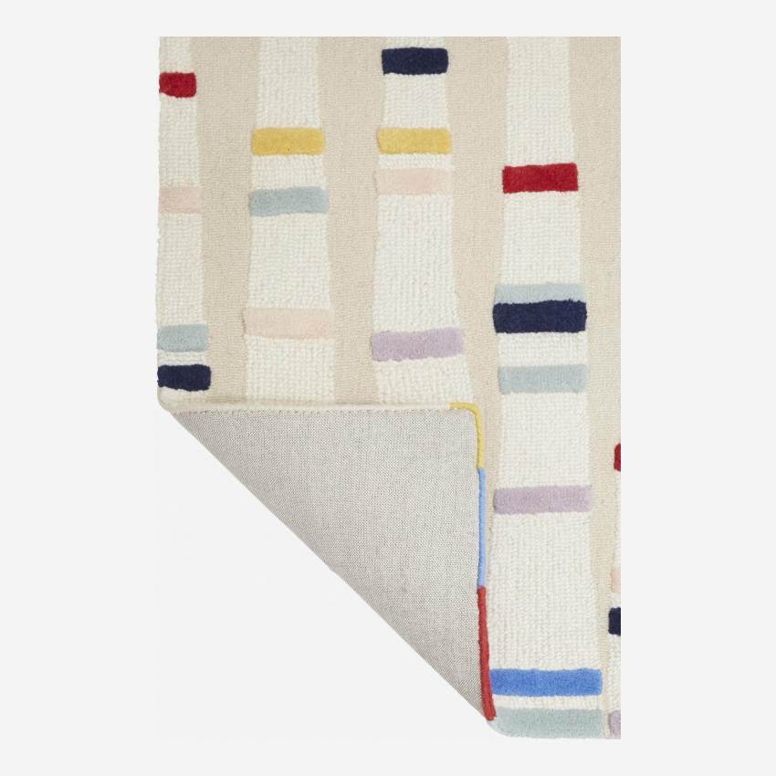 Teppich aus Wolle - 170 x 240 cm - Bunt