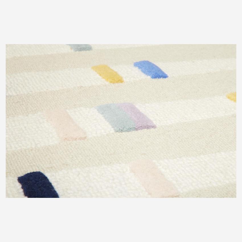 Alfombra de lana - 170 x 240 cm - Multicolor