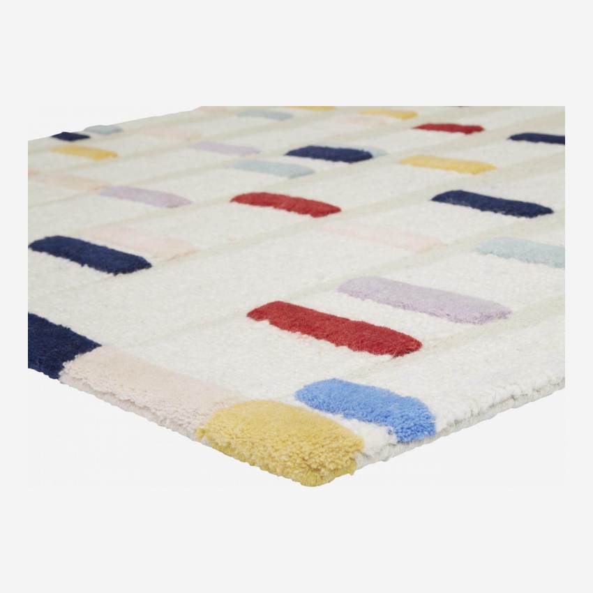 Wollen tapijt - 170 x 240 cm - Veelkleurig
