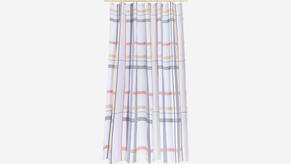 Cortina de ducha de poliéster - 200 x 80 cm - Multicolor