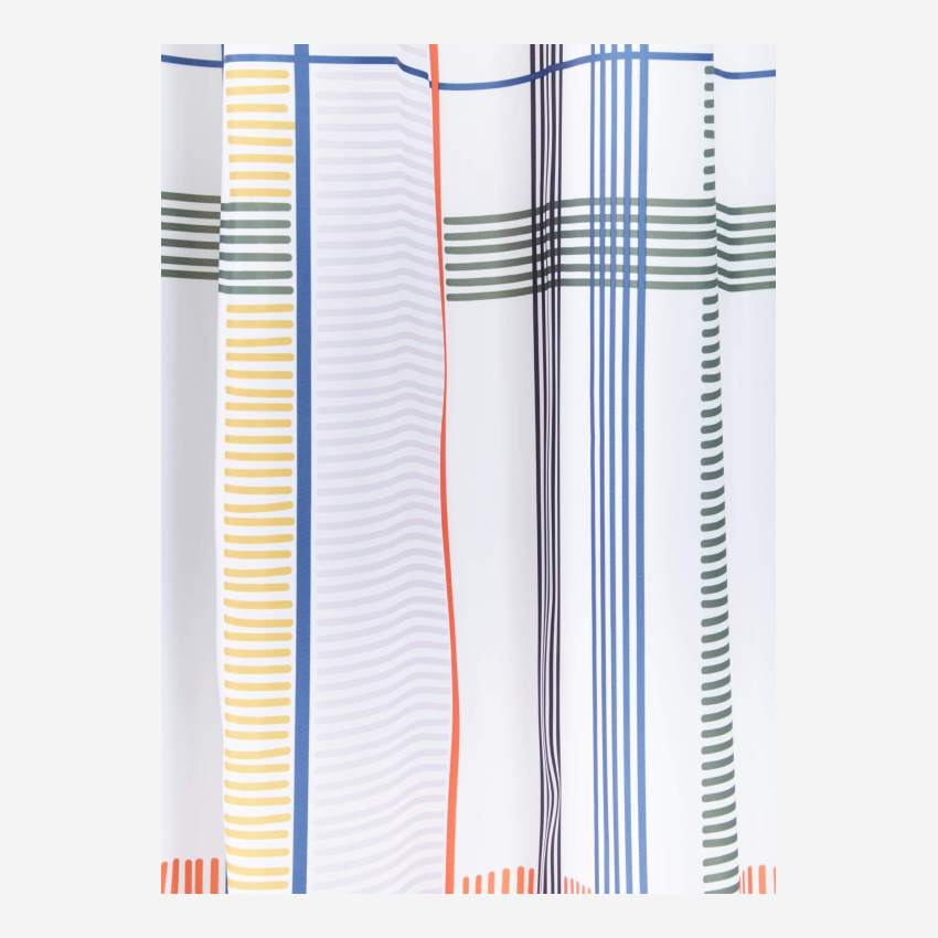 Rideau de douche en polyester - 200 x 80 cm - Multicolore