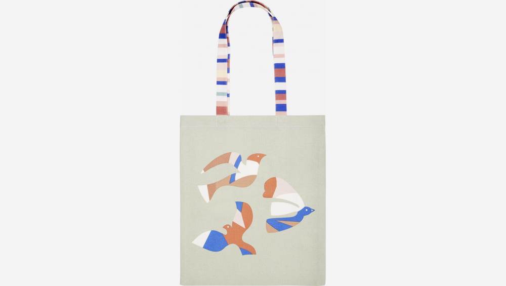 Shoppingtasche aus Baumwolle - 40 x 35 cm - Khaki