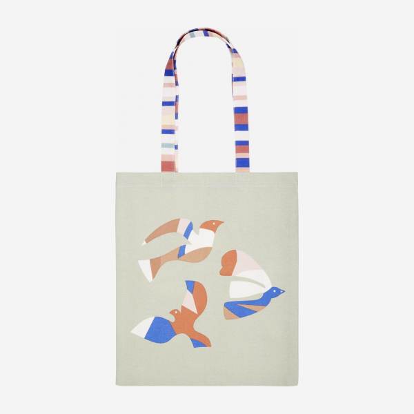 Shopping bag de algodón - 40 x 35 cm - Caqui
