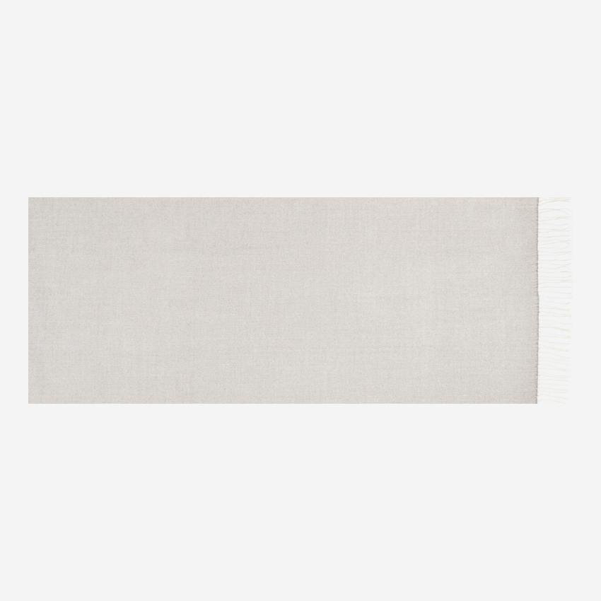 Plaid aus Stoff - 130 x 170 cm - Grau