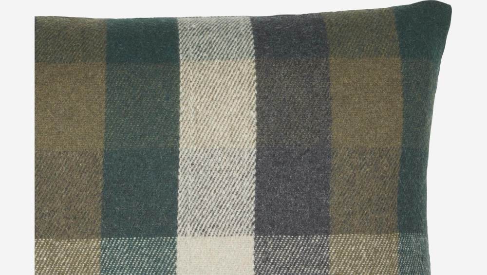Cojín de lana - 40 x 60 cm - Verde