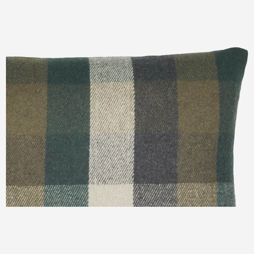 Cuscino in lana - 40 x 60 cm - Verde