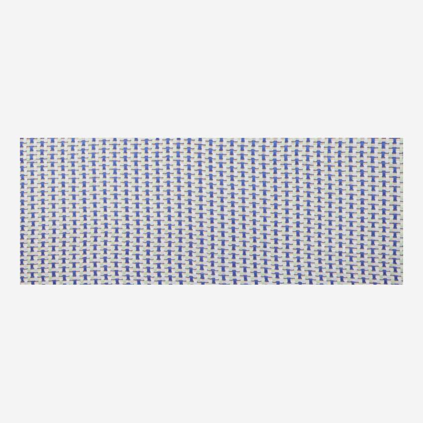 Plaid aus Wolle - 130 x 170 cm - Blau